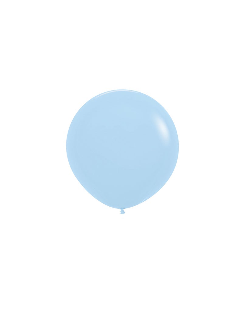 Sempertex 70g Matte Pastel Latex Balloons, Blue - Image 1