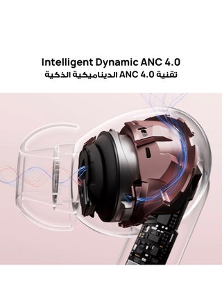 FreeBuds 7i Wireless Bluetooth Earbuds, Intelligent Active Noise Cancellation 4.0, Unlimited Spatial Audio,  iOS and Android, Stable Clear Calls, Fast Charging, Pink - view 2