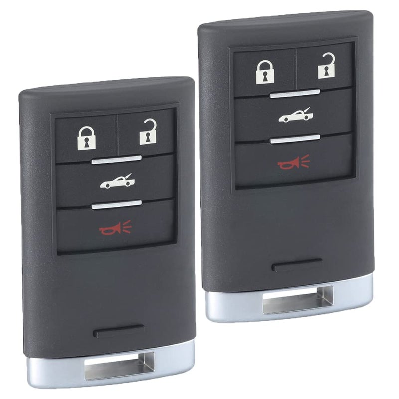 Keyecu Pair Smart Key Fob Replacement 4 Button for Chevrolet Corvette 20082013FCC ID M3N5WY7777APN25926479 25926480