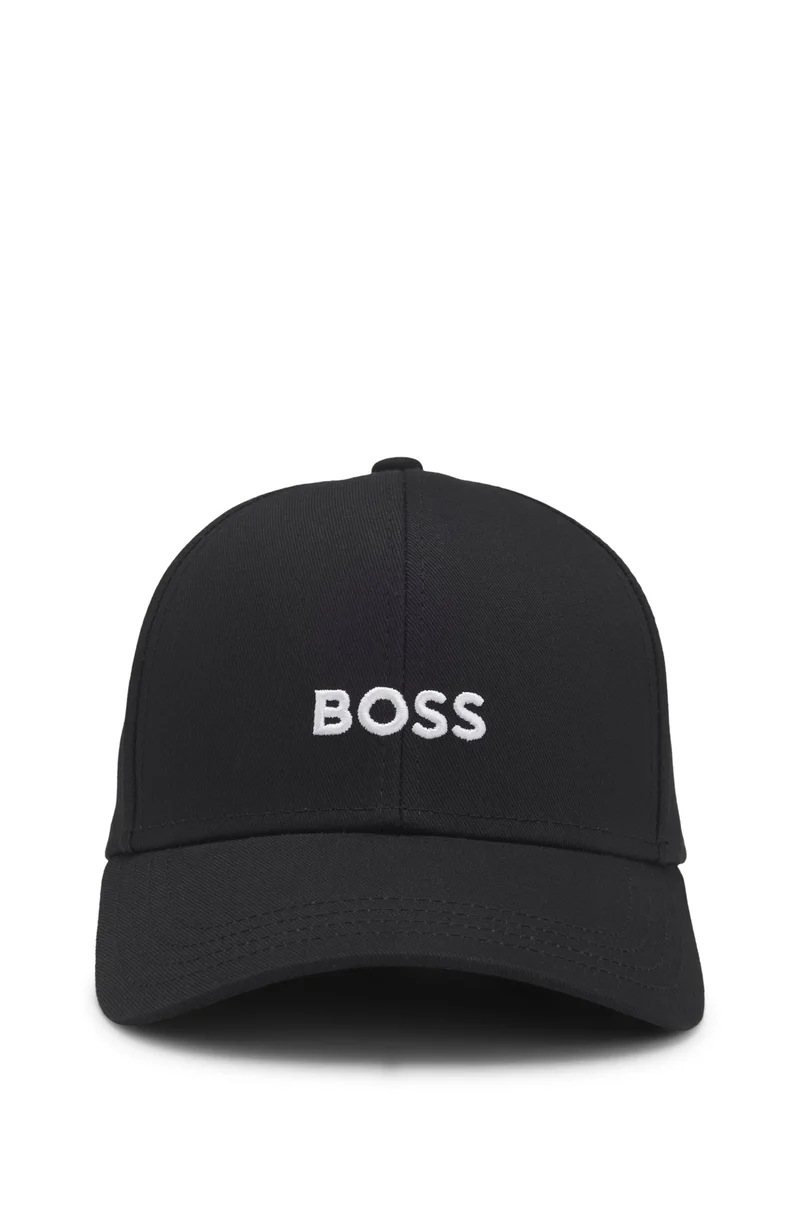 BOSS Cotton-twill cap with embroidered logo
