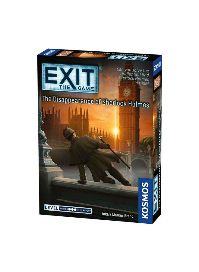 Thames & Kosmos EXIT: اللعبة - اختفاء شيرلوك هولمز | غرفة الهروب | الألغاز | ألعاب تعاونية | لعبة غموض | لندن | كوسموس | مناسبة للعائلة | 1-4 لاعبين - Image 1
