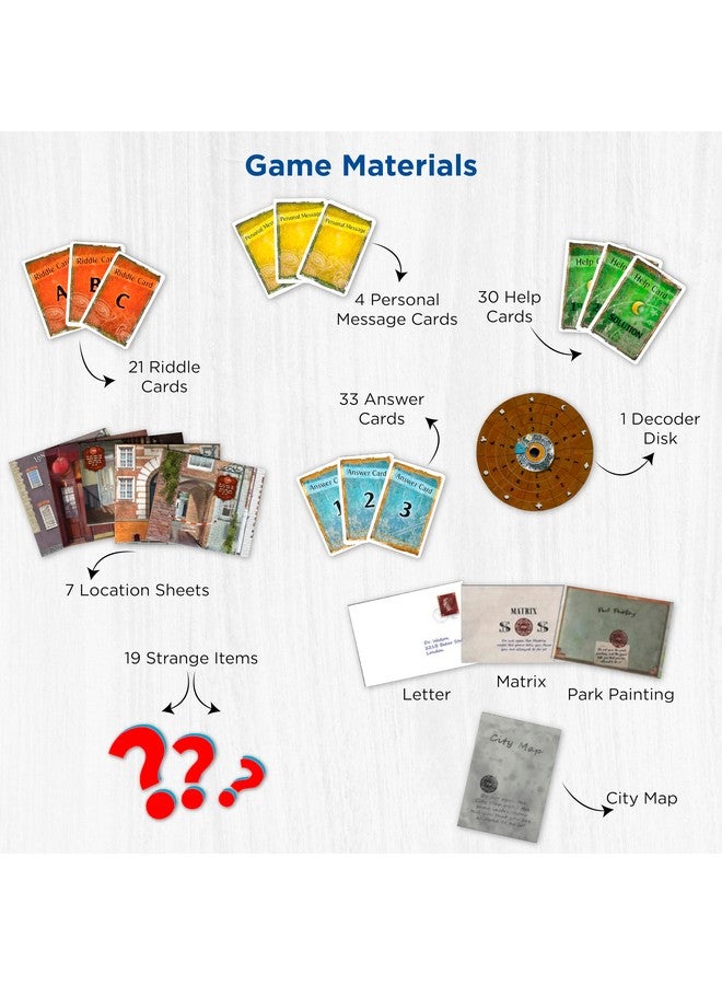 Thames & Kosmos EXIT: اللعبة - اختفاء شيرلوك هولمز | غرفة الهروب | الألغاز | ألعاب تعاونية | لعبة غموض | لندن | كوسموس | مناسبة للعائلة | 1-4 لاعبين - Image 3