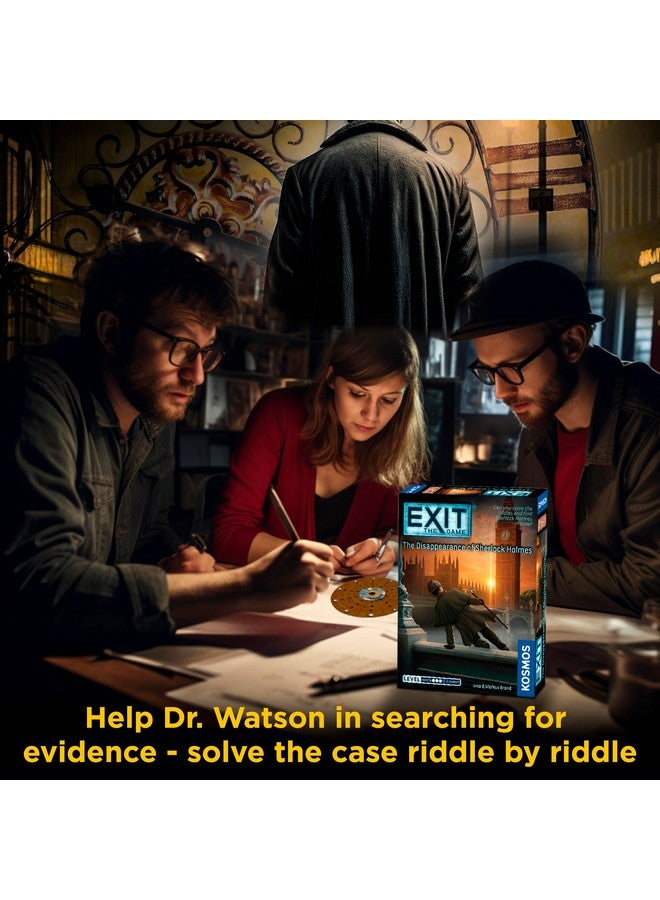 Thames & Kosmos EXIT: اللعبة - اختفاء شيرلوك هولمز | غرفة الهروب | الألغاز | ألعاب تعاونية | لعبة غموض | لندن | كوسموس | مناسبة للعائلة | 1-4 لاعبين - Image 5