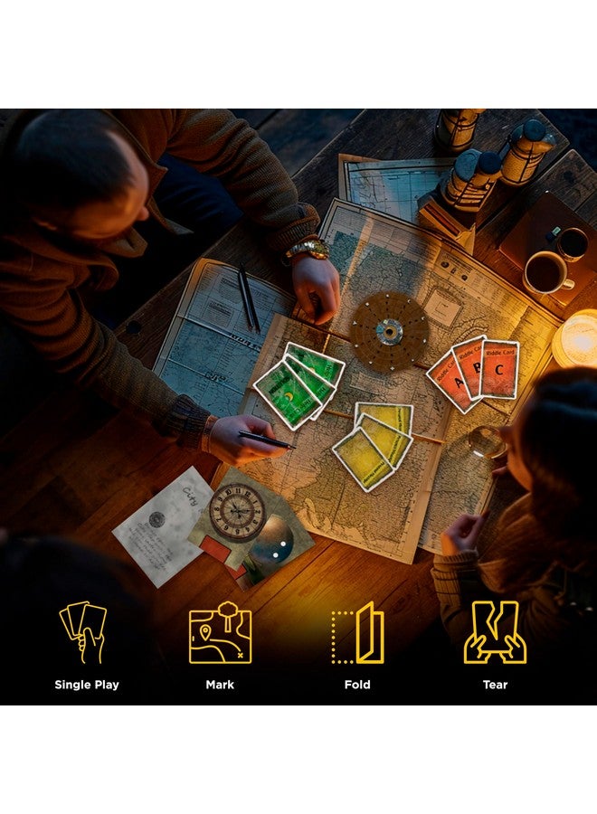 Thames & Kosmos EXIT: اللعبة - اختفاء شيرلوك هولمز | غرفة الهروب | الألغاز | ألعاب تعاونية | لعبة غموض | لندن | كوسموس | مناسبة للعائلة | 1-4 لاعبين - Image 4