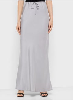 ELLA Long Satin Skirt  - Image 2
