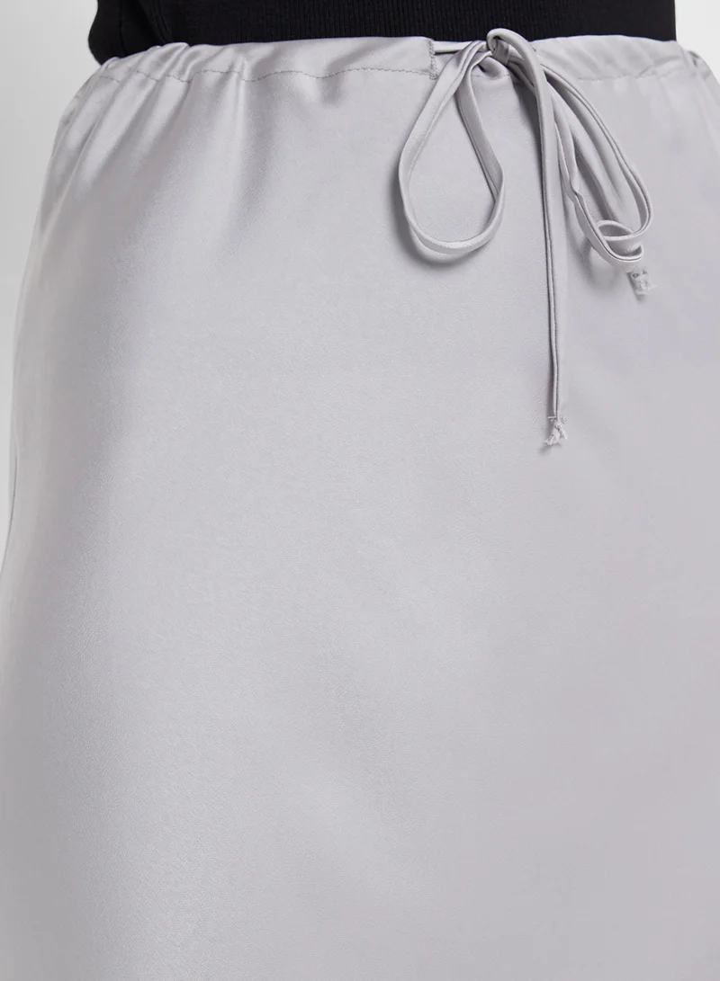 ELLA Long Satin Skirt