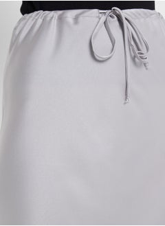 ELLA Long Satin Skirt  - Image 4