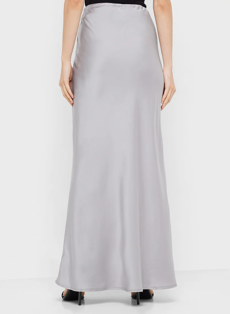 ELLA Long Satin Skirt