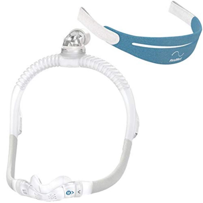 إطار بديل N30i بوسادة أنفية متوسطة - أجزاء قناع Cpap خفيفة الوزن لعلاج انقطاع النفس النومي - إطار شفاف رمادي للبالغين - Image 2