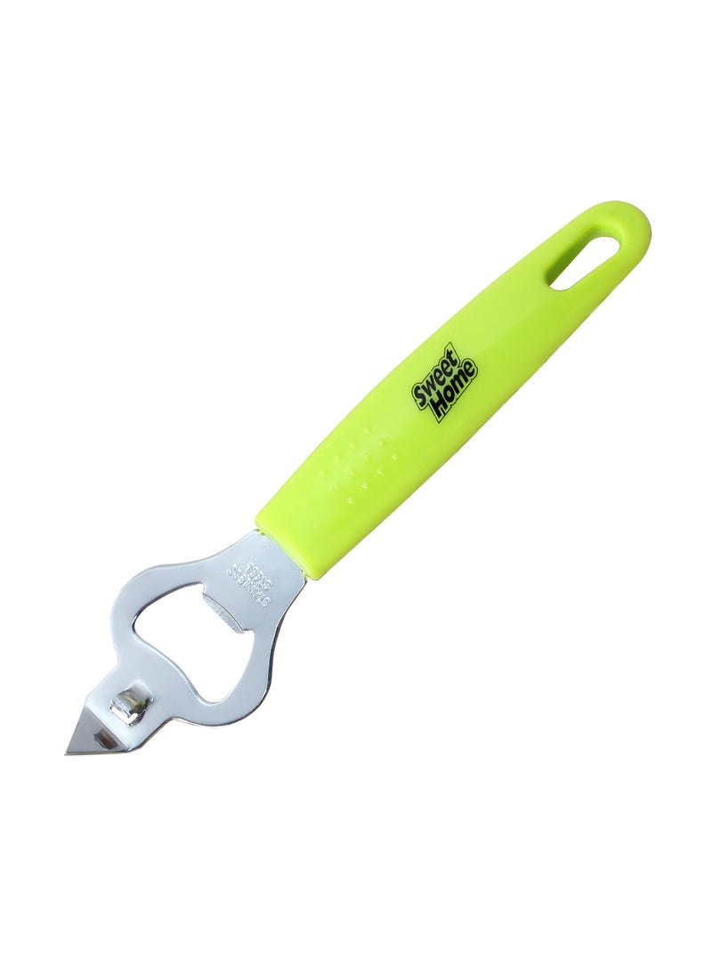 Sweet Home - Sweet Home Bottle Opener Can Opener Manual Stainless Steel Can Opener Durable & Easy To Grip Handle Heavy Duty Stainless Steel Bottle Opener - Image 1