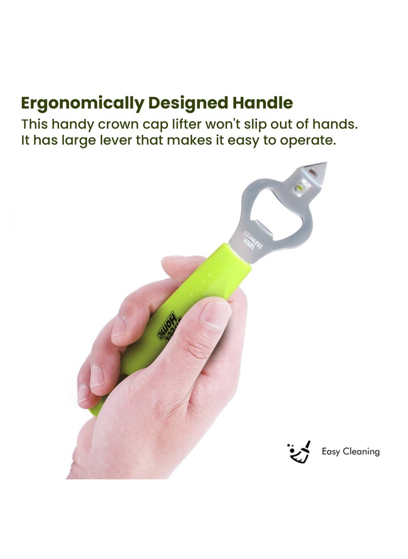 Sweet Home - Sweet Home Bottle Opener Can Opener Manual Stainless Steel Can Opener Durable & Easy To Grip Handle Heavy Duty Stainless Steel Bottle Opener - Image 1