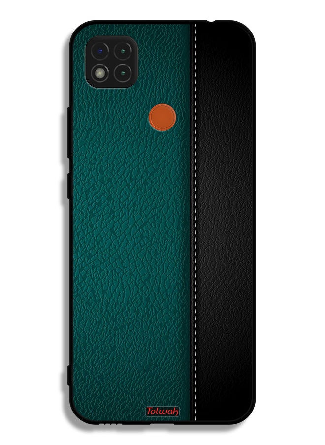 Tolwak Xiaomi Redmi 9C Protective Case Cover Leather Pattern  - Image 2