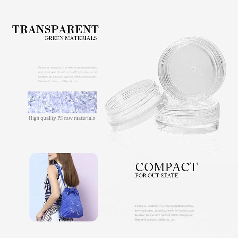 BH PLAST BH PLAST 15 Grams lipbalm Jars Empty Small for DIY Cosmetic LIPBALMSLip Scrubs BODYBUTTER PackagingPack of 20  - Image 3