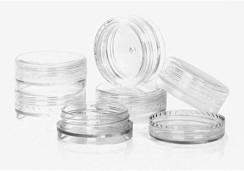 BH PLAST BH PLAST 15 Grams lipbalm Jars Empty Small for DIY Cosmetic LIPBALMSLip Scrubs BODYBUTTER PackagingPack of 20  - Image 2