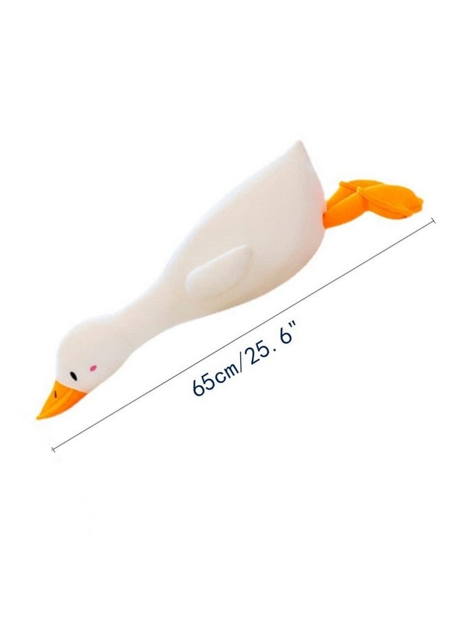 OUKEYI White Swan Stuffed Animal, Funny Duck Plush Doll, Soft Pillow Cushion Cute Goose Plush Toy Stuffed Animals Toy Gifts For Kids (65 Cm/25.6 Inch - Image 2