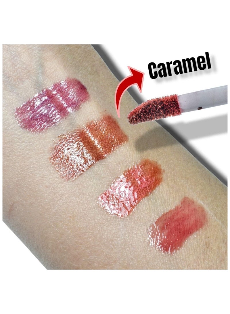 Orglam Caramel Lip Gloss-Long Lasting (10x Vitamin E) - Image 3