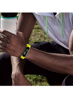 VITION Xiaomi mi Band 6/mi Band 5 Strap Silicone Watch Band Smartwatch Wristband Replacement Bracelet Yellow  - Image 2