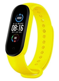 VITION Xiaomi mi Band 6/mi Band 5 Strap Silicone Watch Band Smartwatch Wristband Replacement Bracelet Yellow  - Image 1