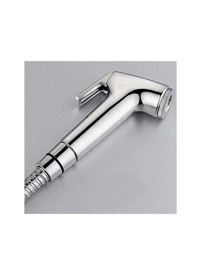 The Bros Handheld Bidet Sprayer Set with Stainless Steel Hose, Wall Mount Bracket health faucet jet spray Chrome - Image 3