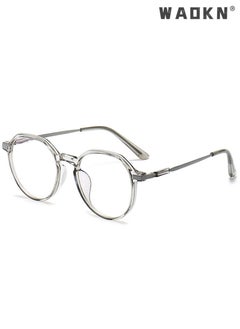 WAOKN Blue Light Blocking Glasses Blue Light Filter Computer Reading Gaming TV Phones Browline Eyeglasses Fashion Anti Eyestrain Headache Eyewear for Men Women，Eyeglass Suitable for Computer & Gaming  - Image 2