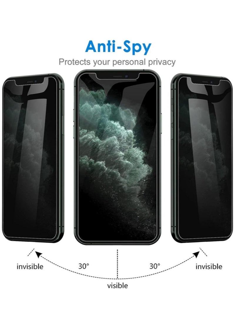 ELTRAZONE (2 Pack) for iPhone 13 Pro Max Privacy Tempered Glass Screen Protector Anti-Scratch with Back Camera glass Alignment Frame Bubble Free Scratch Resistant - Image 5