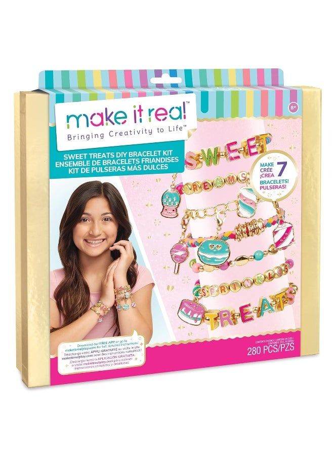 Make It Real - Make it Real Sweet Treats Bracelet DIY Kit (280 Pieces) - Image 1