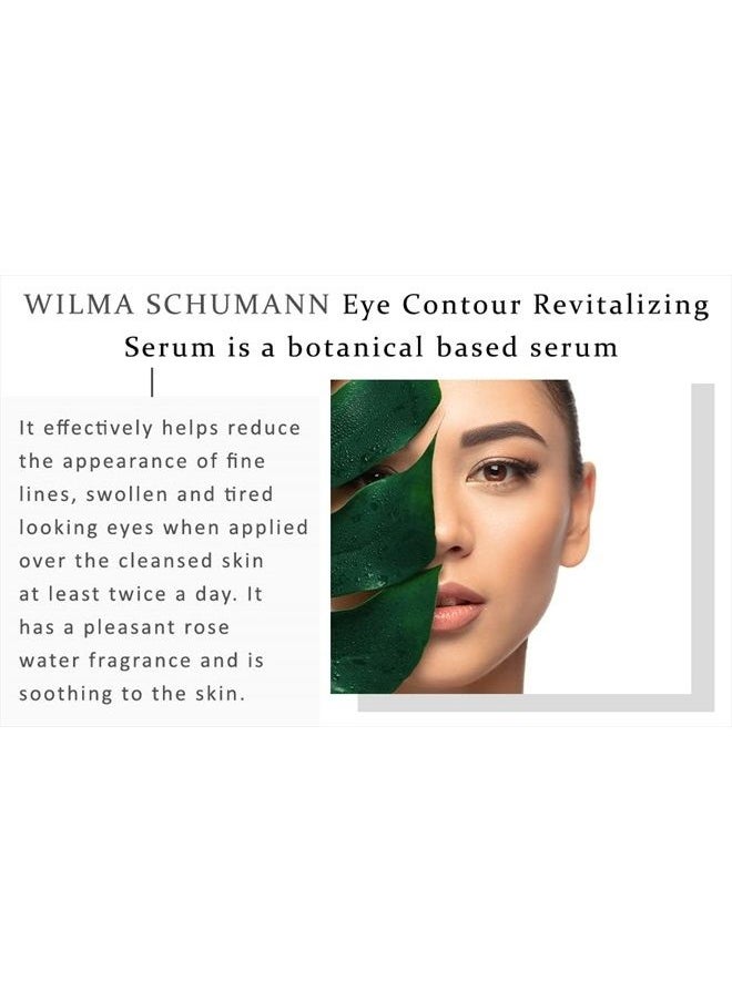 WILMA SCHUMANN - Eye Contour Revitalizing Serum – A Natural and Anti-Aging Treatment designed to Moisturize & Reduce the Appearance of Wrinkles, Fine Lines and Swollen and Tired-Looking Eyes (30ml) - Image 1