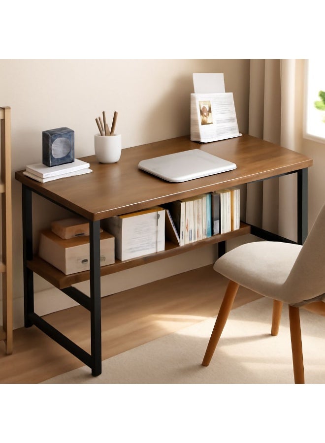 Modern Design Computer Desk for Writing and Studying with Bookshelf 120 x 45 x 72 cm
