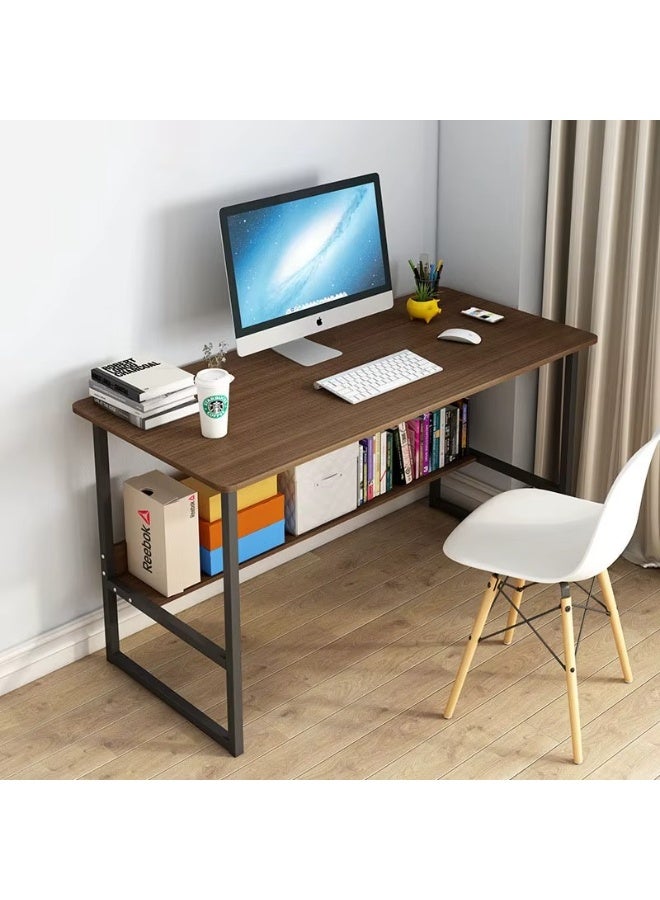 Modern Design Computer Desk for Writing and Studying with Bookshelf 120 x 45 x 72 cm