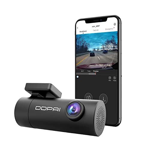 DDPAI Mini Pro Dash Cam, with Wi-Fi 1296P Dash Camera, Emergency Accident Lock, 140 Wide Angle, Car DVR Dashboard Camera with G-Sensor, WDR, Built-in Super Capacitor, SD Card Upto 1TB Supported - Image 1