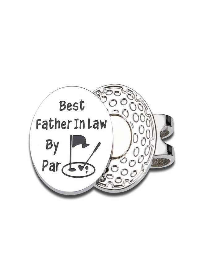 CYKARA Father In Law Gifts - Golf Gifts for Men Dad, Fathers Day Birthday Gifts for Father in Law Father of The Groom Bride Gift Father in Law Gifts Golf Ball Marker from Daughter in Law and Son in Law - Image 1