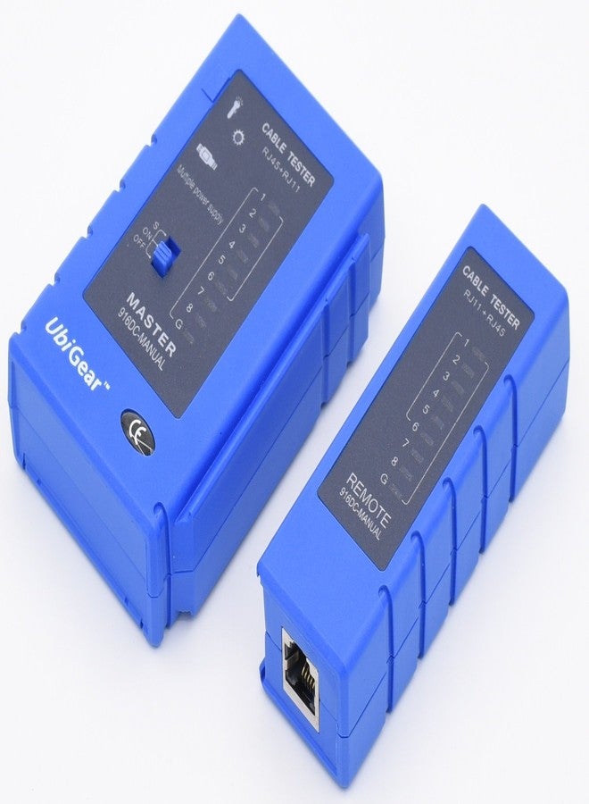 UbiGear® Network/Phone Cable Tester + RJ11/RJ12/RJ45 Network Cable Crimper + RJ45 CAT5e Connector Plug Network Tool Kits (568 Tool Kits) - Image 5
