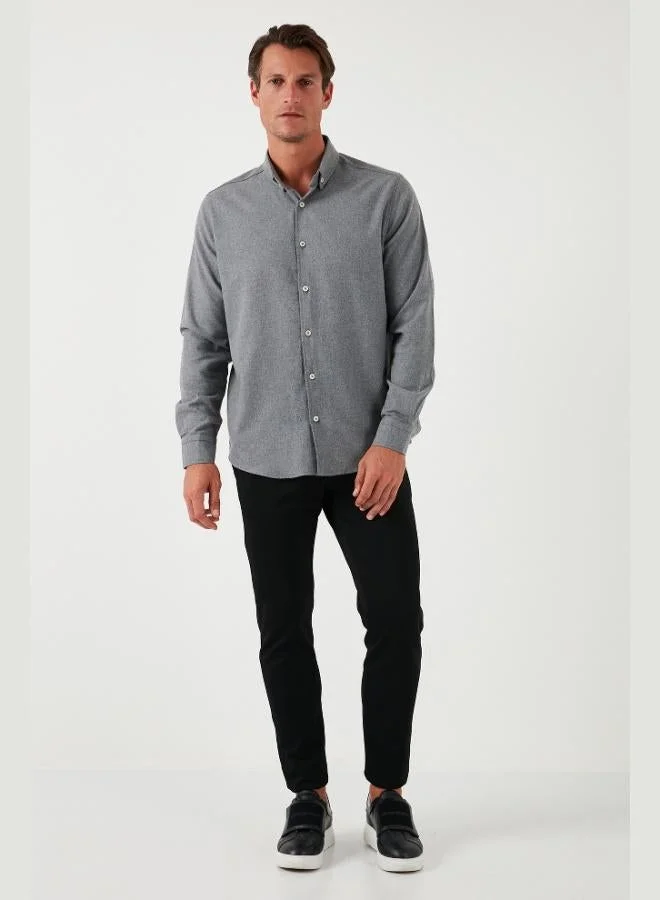 Buratti  Buratti Cotton Regular Fit Button-Down Collar Winter Shirt Men's SHIRT CF24W127079 for Men | Best Price UAE