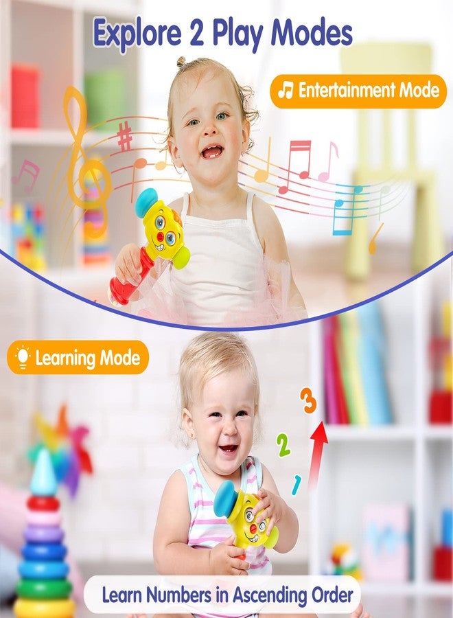 HOLA Toys for 1 Year Old Boy Birthday Gift - Hammer Baby Toy 12-18 Months, Musical Toddler Toys 1-2 with Light Flashing, Learning Toy for Toddlers 1-3 Easter Basket Stuffers for Babies Toddler - Image 5