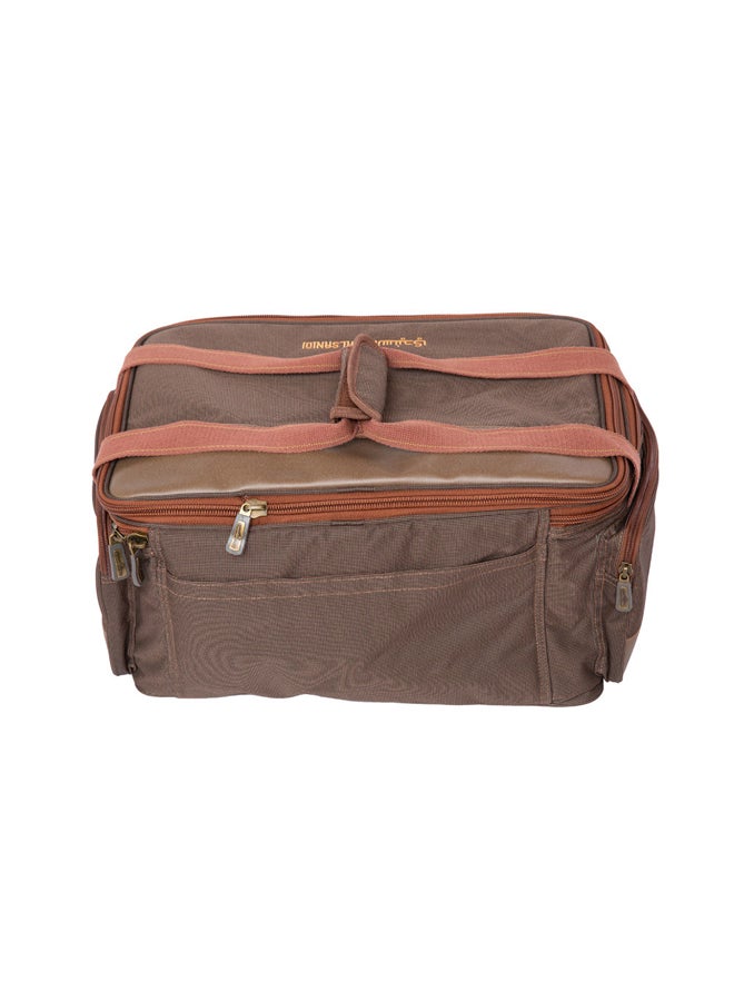 AL SANIDI Al-Dahna bag for trips, Camping bag, Coffee Brown, Size 45*31*26Cm  - Image 2