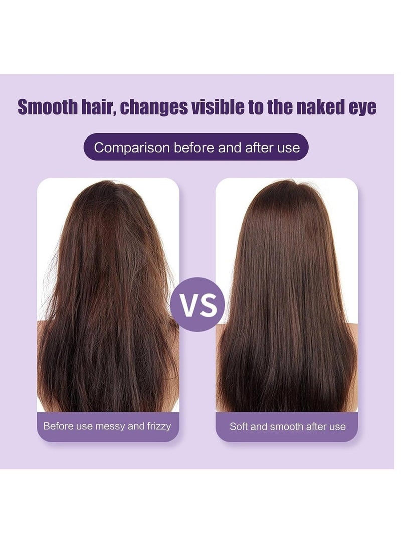 ELTRAZONE Portable Rechargeable Mini Hair Straightener - Purple - Image 5