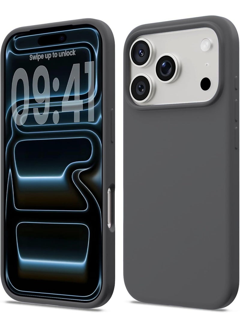 ACLIX iPhone 17 Pro Case Liquid Soft Silicone iPhone 17 Pro Cover Anti Scratch with Inside Microfiber Lining Shockproof Protective Phone Case for iPhone 17 Pro 6.3 inch - Image 1