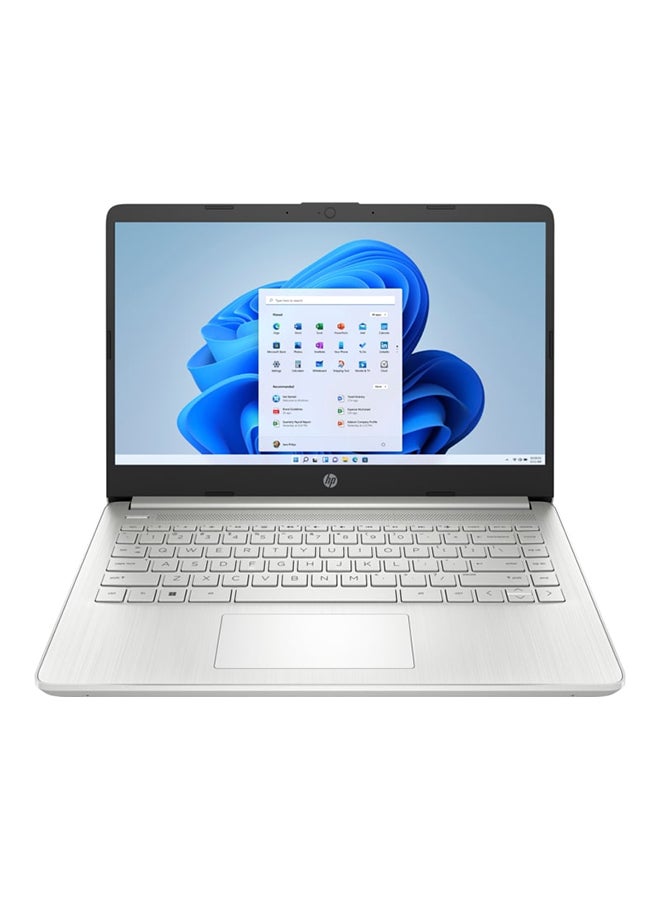 (Upgraded Version) 14s-dq5025ne Laptop With 14-Inch Display, Core i5 1235u Processor/8GB RAM/512GB SSD/Integrated Graphics/Windows 11 / English/Arabic SILVER