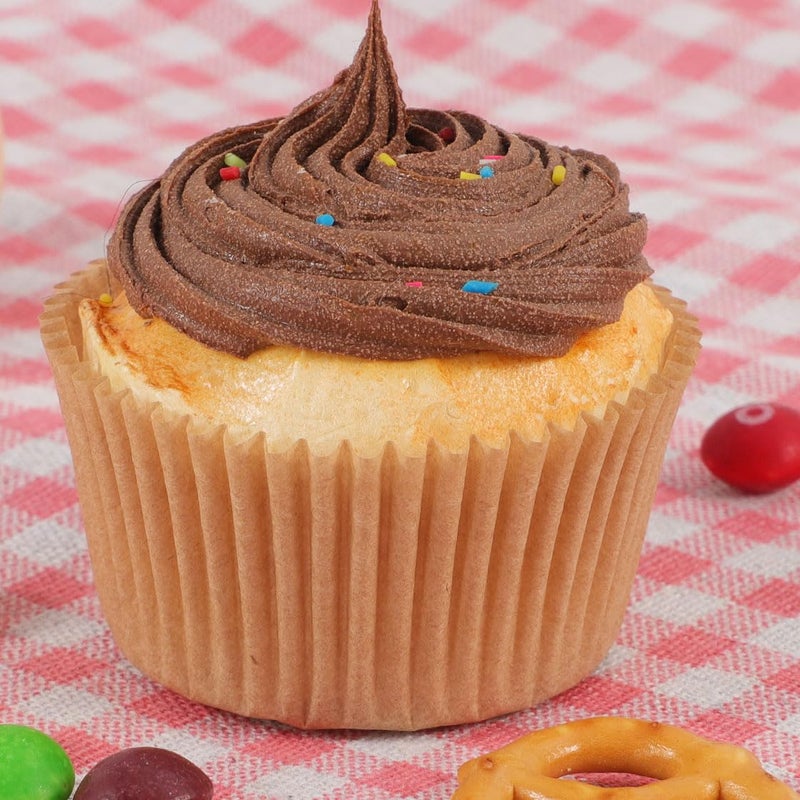 Caperci Standard Cupcake Liners for Baking 200 Counts - Caperci Greaseproof Muffin Baking Cups for Wedding Birthday Party Baby Shower Festivals (Natural) - Image 4