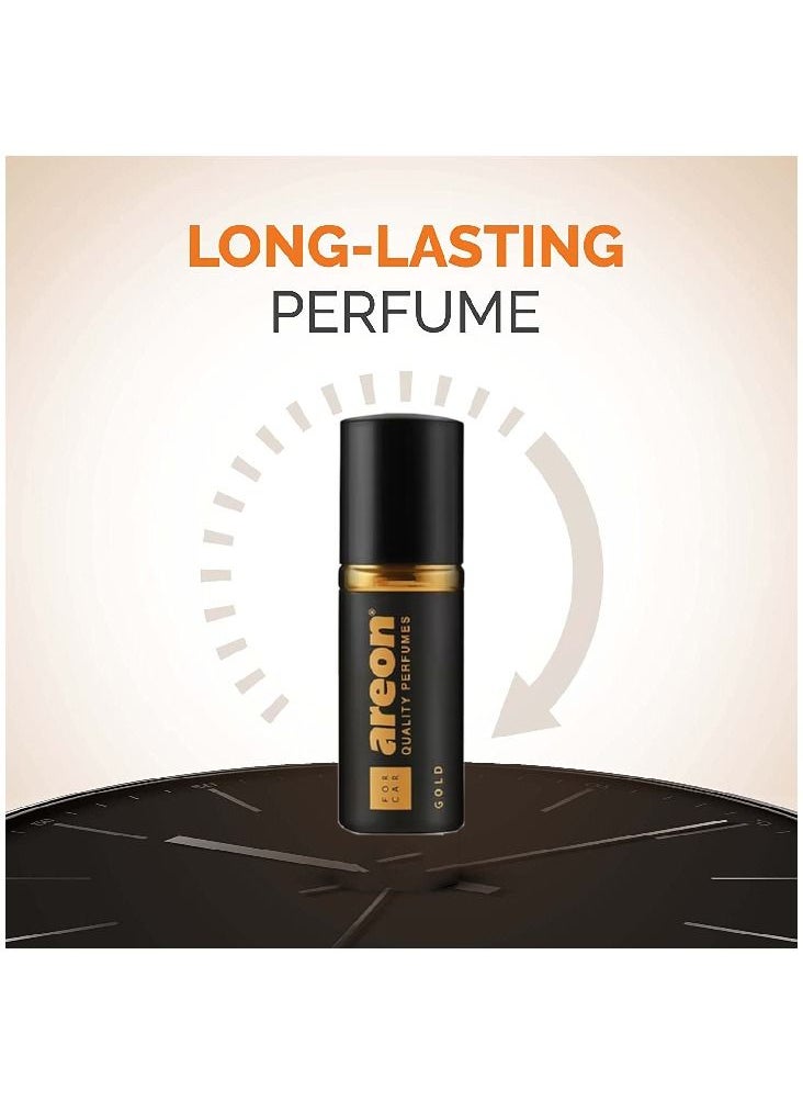 Areon - Air Freshener Car Perfume 50 Ml Gold - Image 1