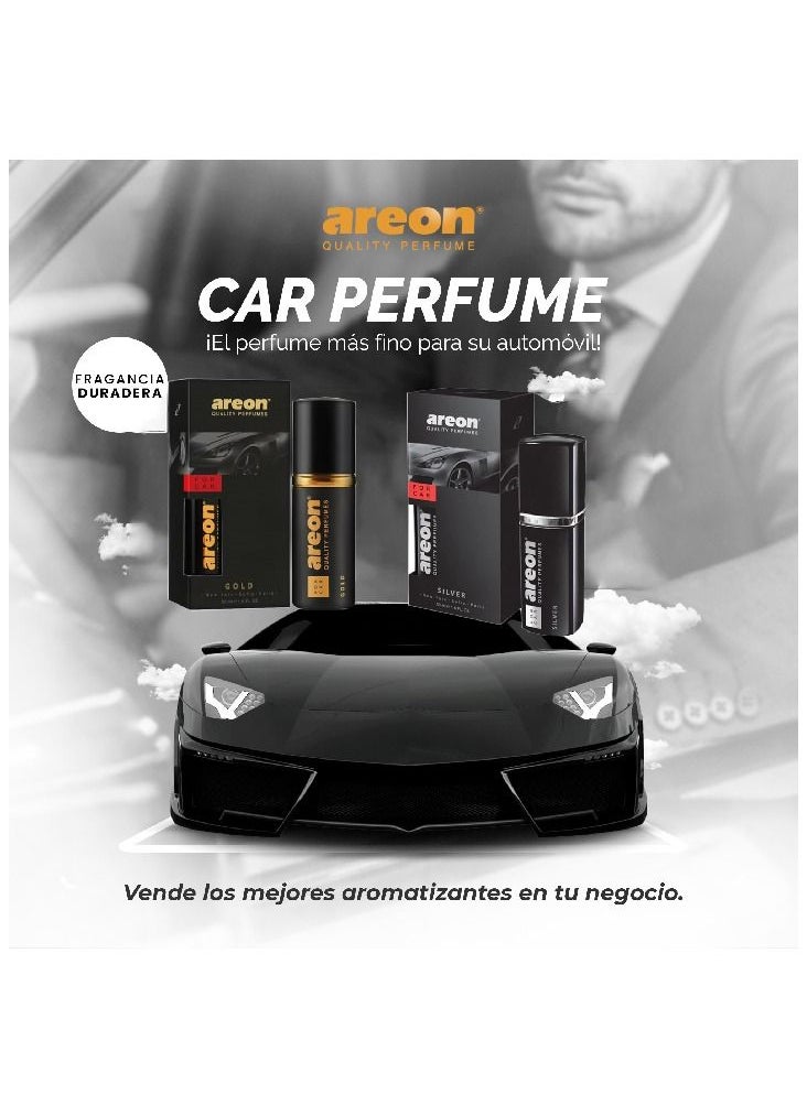 Areon - Air Freshener Car Perfume 50 Ml Gold - Image 1