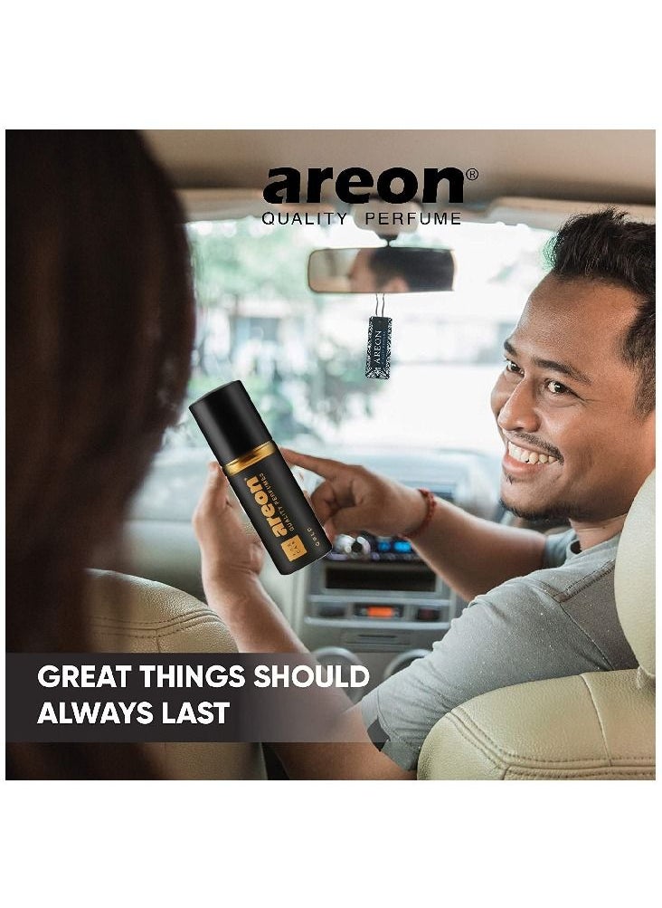 Areon - Air Freshener Car Perfume 50 Ml Gold - Image 1