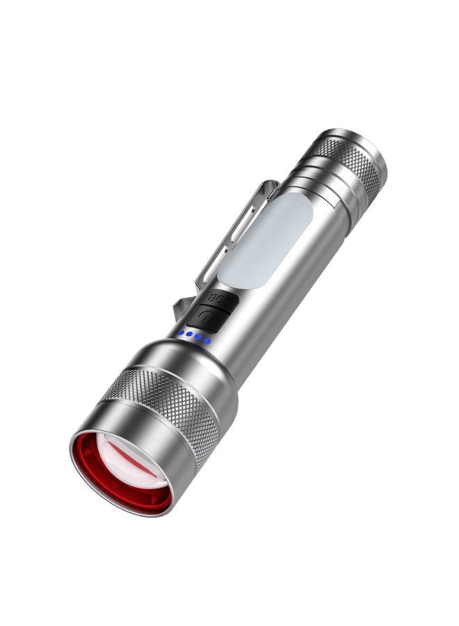 NIBEMINENT COB Lithium Battery Emergency Light - Multifunctional Zoom Flashlight