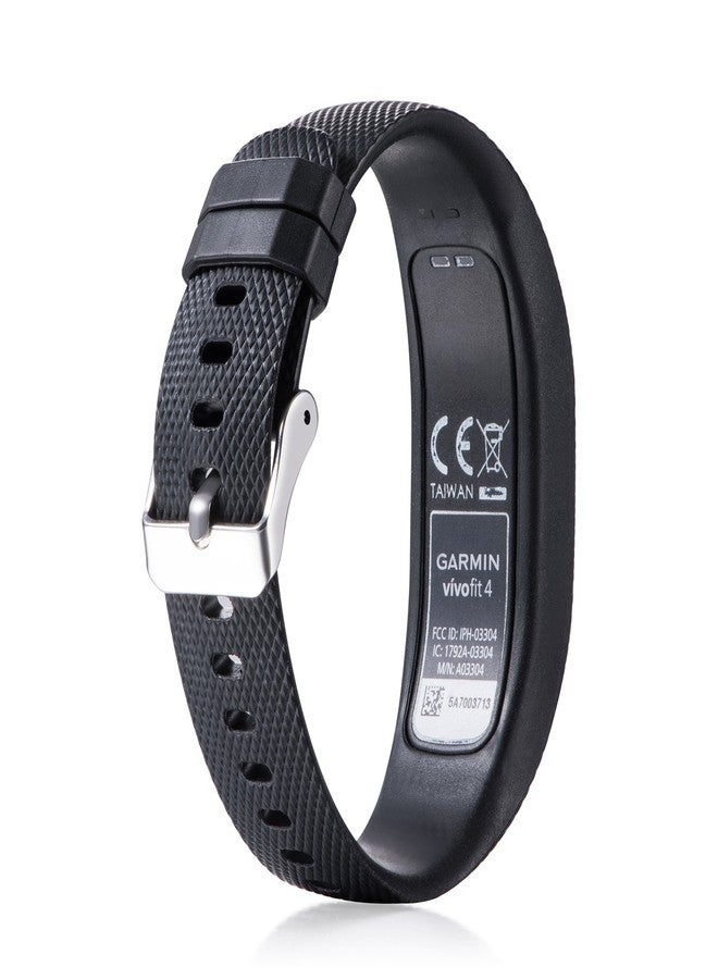 QGHXO Band for Garmin Vivofit 4, Soft Silicone Replacement Watch Band Strap for Garmin Vivofit 4 Activity Tracker - Image 2