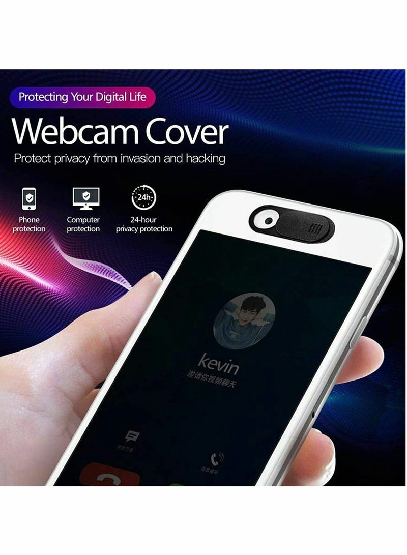 Webcam Cover Slide, 6-Pack Ultra Thin Privacy Protector for MacBook Pro, Smartphone, Laptop, PC, iPad, iPhone, Camera Blocker for Enhanced Security (Black)  - Image 4