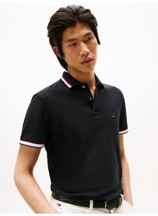 تومي هيلفيغر Logo Slim Fit Polo