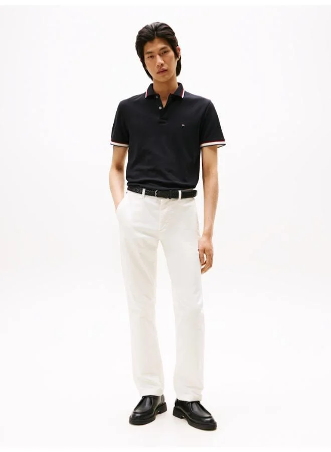 تومي هيلفيغر Logo Slim Fit Polo