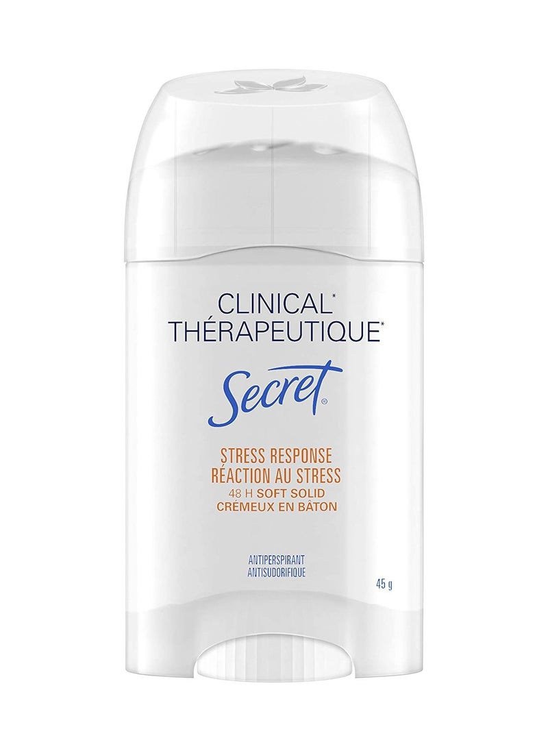 Secret - Secret Clinical Strength Soft Solid Antiperspirant and Deodorant, Stress Response, 45 g - Image 1