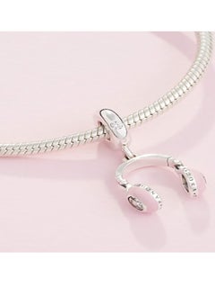 Pandora Violet قلادة سماعة رأس مجوهرات من الفضة الاسترلينية 925 مزينة بكوكبات الزركونيا المكعبة  - Image 2