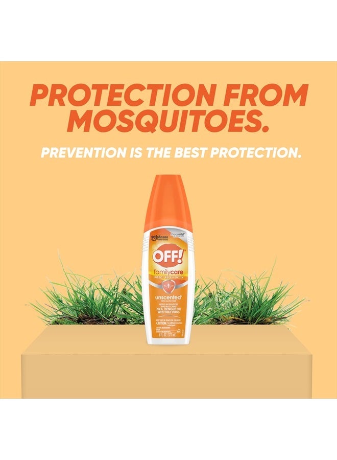 OFF! FamilyCare Insect & Mosquito Repellent Spritz, Unscented Bug spray with Aloe-Vera, 7% Deet, 6 oz (Pack of 2) - Image 2